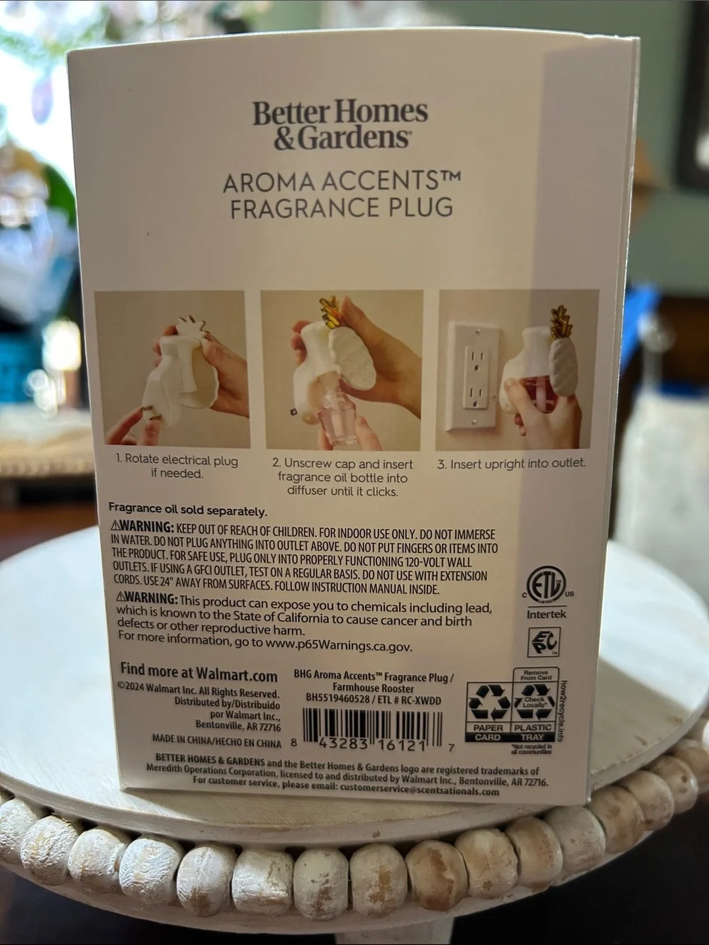 Better Homes & Gardens Aroma Accents Fragrance Plug “Farmer’s Market” NEW